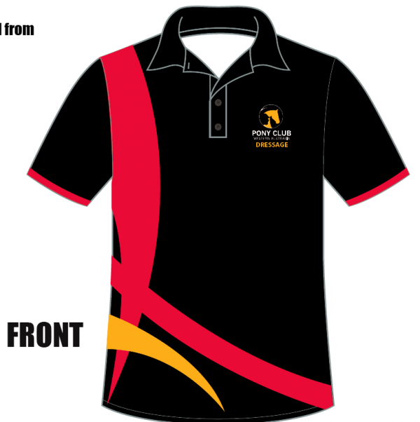 State Dressage Polo Shirt | Pony Club Western Australia